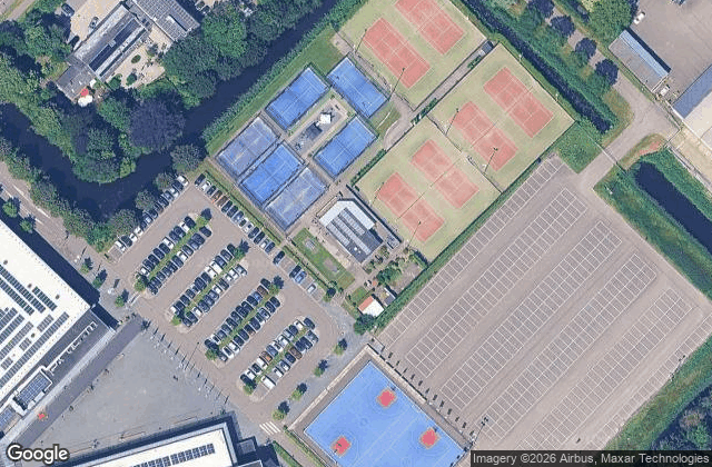 Satellite view of Tennis & Padel Club Maaspoort