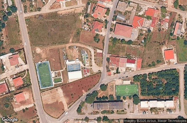 Satellite view of PADEL LIMBADI centro sportivo Solano "Marchese Pierre de Coubertin