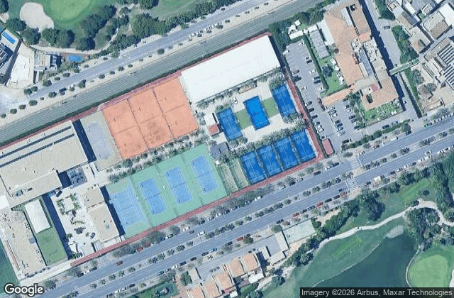 Satellite view of Bela Padel Center Alicante