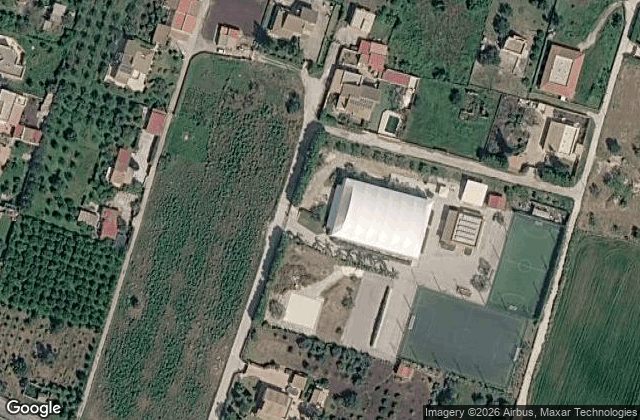 Satellite view of Padel Club Brucoli