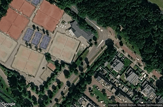 Satellite view of Tennis Padel Club Heiloo