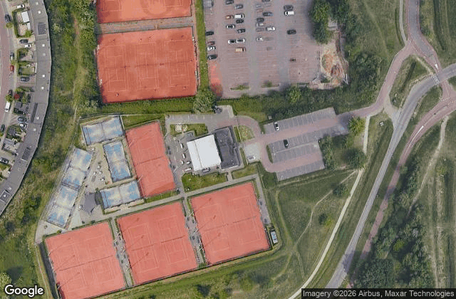 Satellite view of Tennispark Metz Point | Tennis & Padel