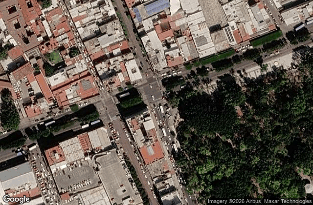 Satellite view of sunset padel clubs