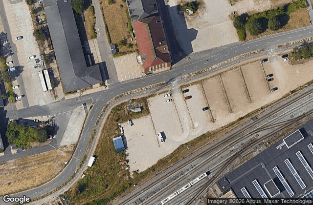 Satellite view of Padel Yard Jernbanebyen