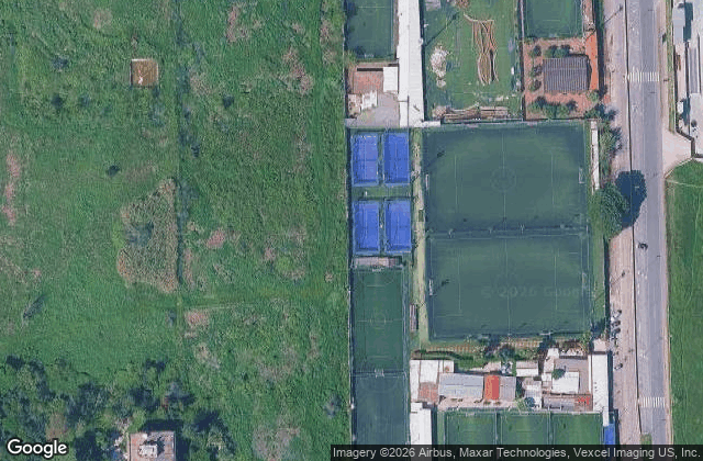 Satellite view of Padel Zone Collatino