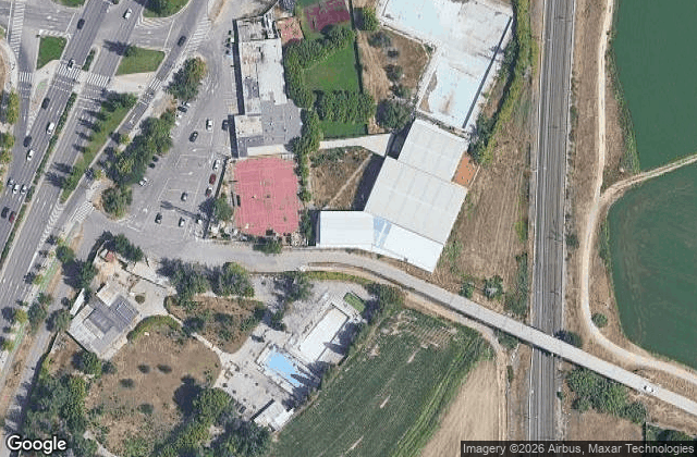 Satellite view of Padel Indoor Aragón