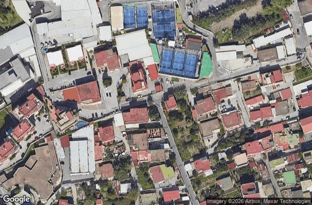 Satellite view of Azul Padel Agnano