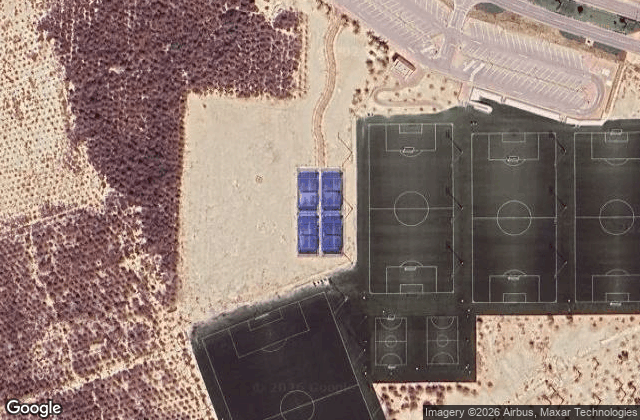 Satellite view of Jebel Heights Padel Courts