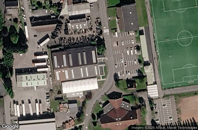 Satellite view of Tennis Padel Club de Gondecourt