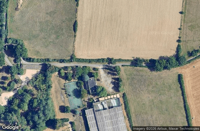 Satellite view of UrbanPadel - Club de Padel Lyon Dardilly