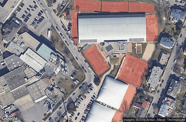 Satellite view of Padelzone Wien Colony Club