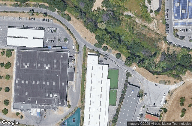 Satellite view of UrbanPadel - Club de Padel Marseille La Valentine