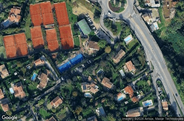 Satellite view of Tennis Padel Vence