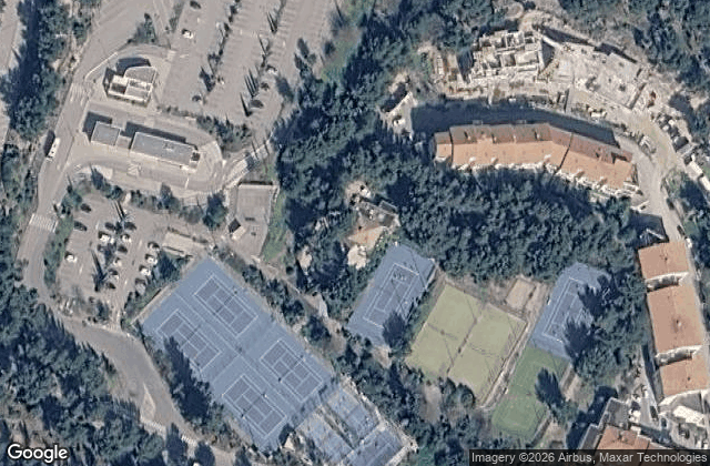 Satellite view of Sporting Club Cassis Tennis & Padel