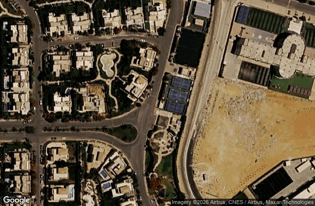 Satellite view of Padel it greens compound
