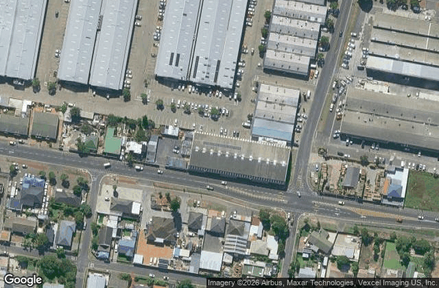 Satellite view of Bay Padel