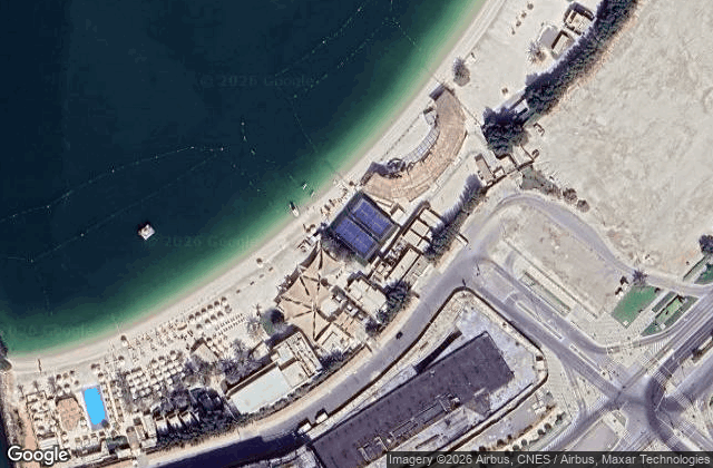 Satellite view of Yas Beach Padel