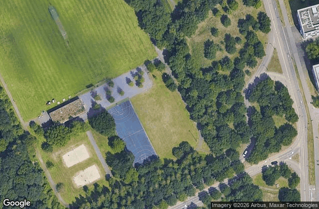 Satellite view of Peakz Padel Eindhoven High Tech Campus | Padelclub