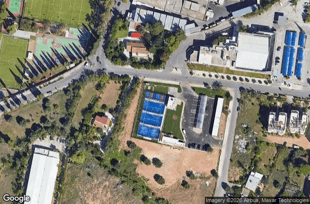 Satellite view of P-squared Padel Kifissia