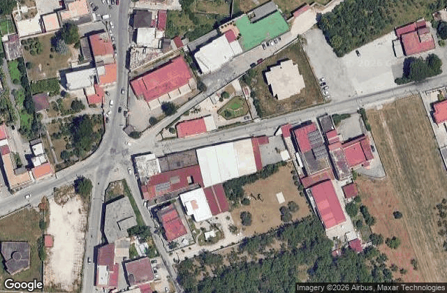 Satellite view of Pala Padel Palma Campania
