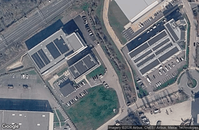 Satellite view of Esprit Padel La Boisse – Padel indoor et Restaurant
