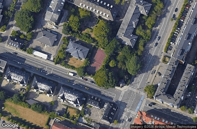 Satellite view of Frederiksberg Padel