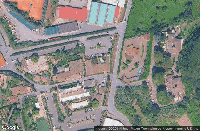 Satellite view of Villa York Padel Club