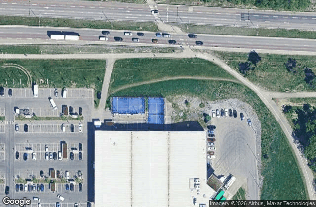 Satellite view of Sköndal padel