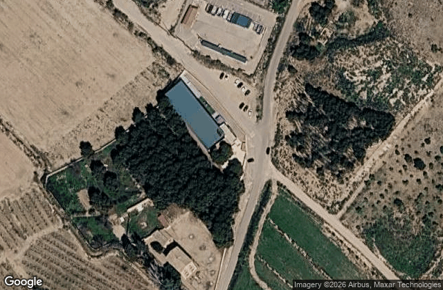Satellite view of Aragon padel center