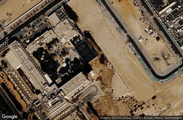 Satellite view of Metropolitan Al Mafraq Hotel Padel Courts