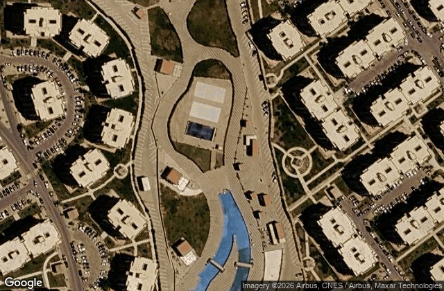 Satellite view of Padel arena