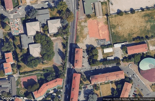 Satellite view of Patio central padel e tennis