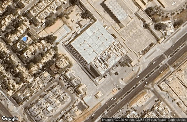 Satellite view of AbuDhabi indoor padel club