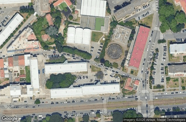 Satellite view of Quinta de Monserrate - Matosinhos (Clube de Padel e Ginásio)