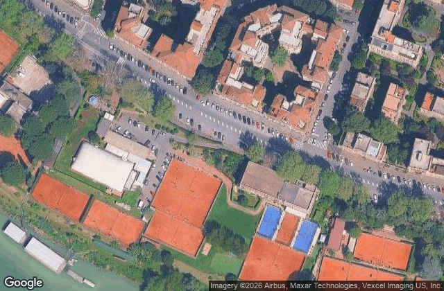 Satellite view of Lezioni Padel Roma - Luca Agretti, Istruttore Padel FITP 2° Livello