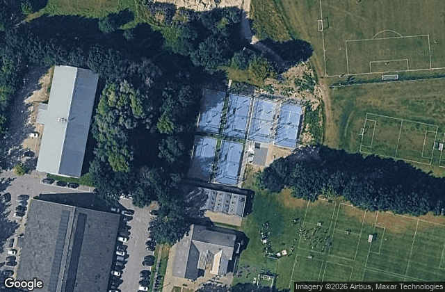 Satellite view of Himmelev Padel Klub