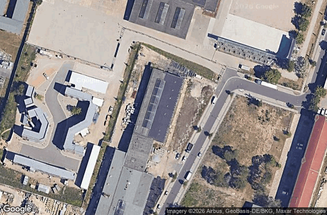 Satellite view of Padel Potsdam - Lackfabrik