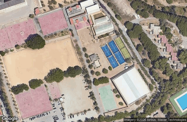 Satellite view of Cervecería House of Padel