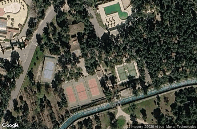 Satellite view of Tennis Club et Padel Charleval