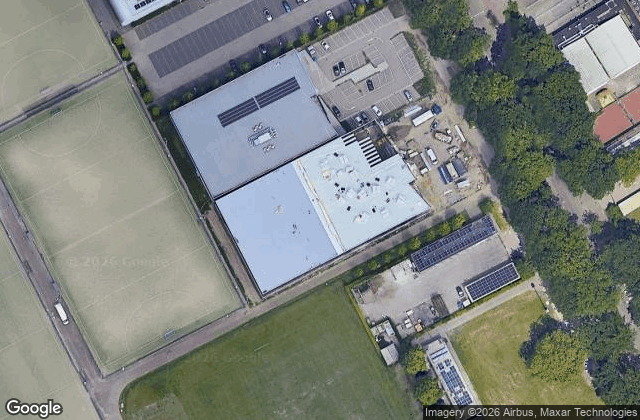 Satellite view of Peakz Padel Eindhoven Vijfkamplaan | Padelclub