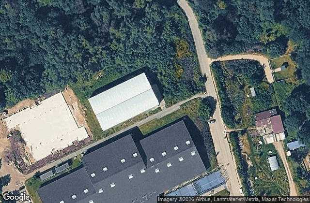 Satellite view of Let's Padel A/S Hillerød