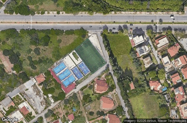 Satellite view of Campi Di Marte Padel
