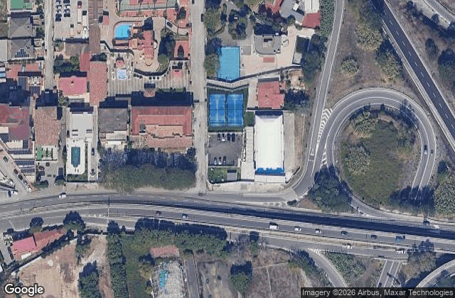 Satellite view of 4All Padel Club - Lago patria