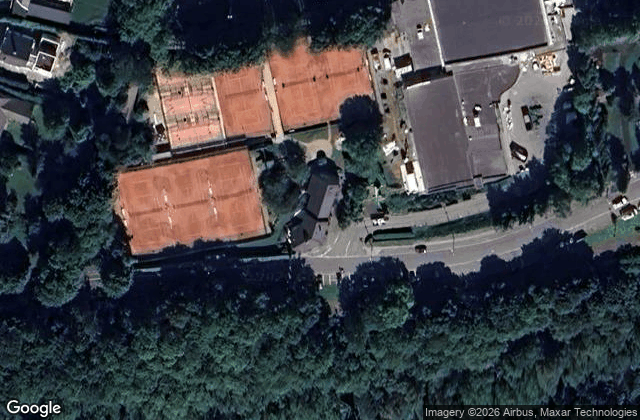 Satellite view of Tennis Club Embourg | Tennis & Padel