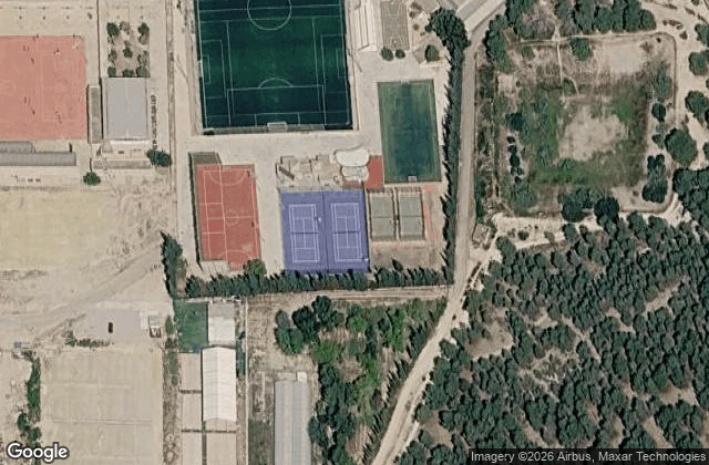 Satellite view of Club de Padel Benejuzar