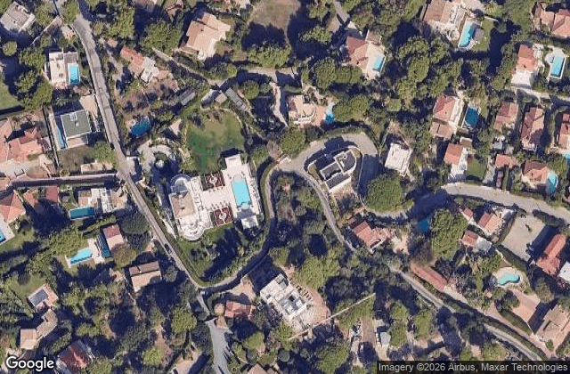 Satellite view of Tennis & Padel Côte d'Azur