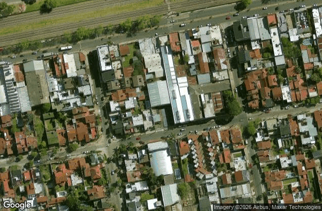 Satellite view of Belgrano Padel