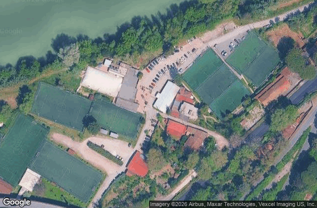 Satellite view of Padel Sporting Club Ostiense