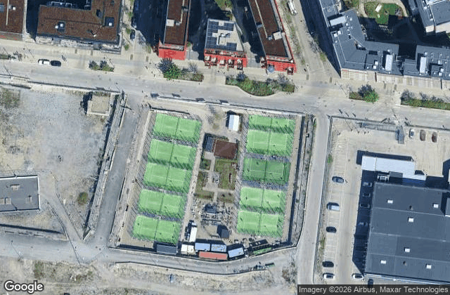 Satellite view of Östermalms Padel