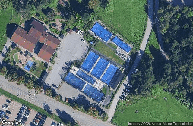 Satellite view of City Padel Uppsala